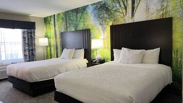 Habitación Deluxe doble, 2 camas de matrimonio (2 Queen) | Wifi gratis, ropa de cama, despertador