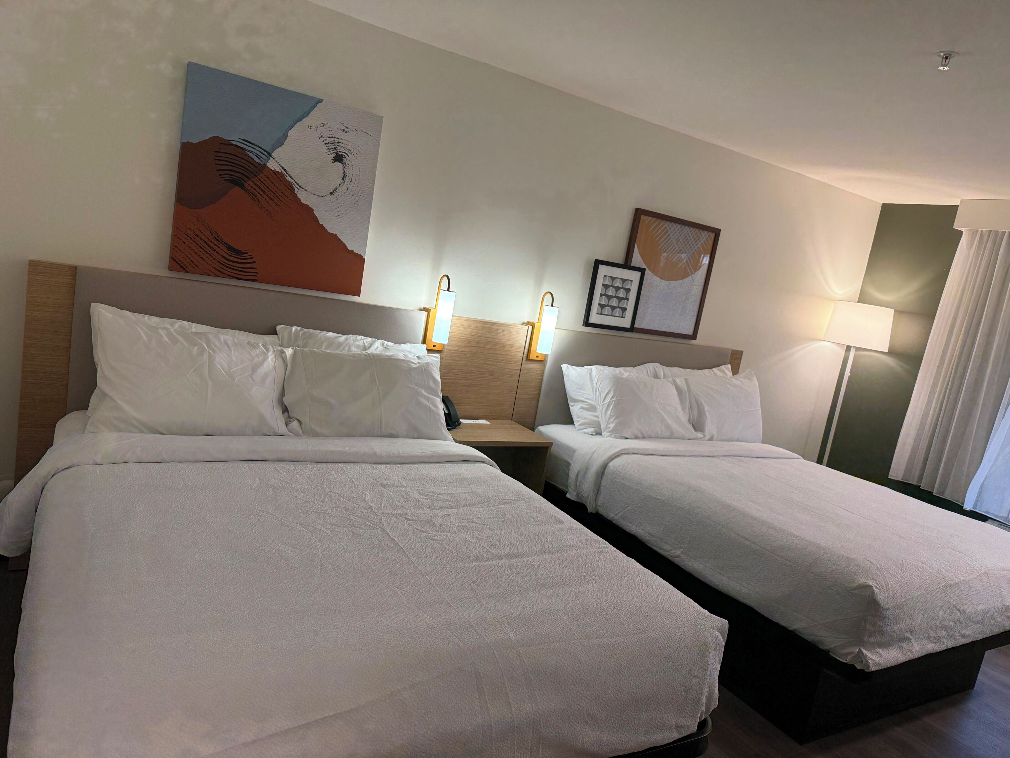 Room, 2 Queen Beds | Free WiFi, bed sheets, alarm clocks
