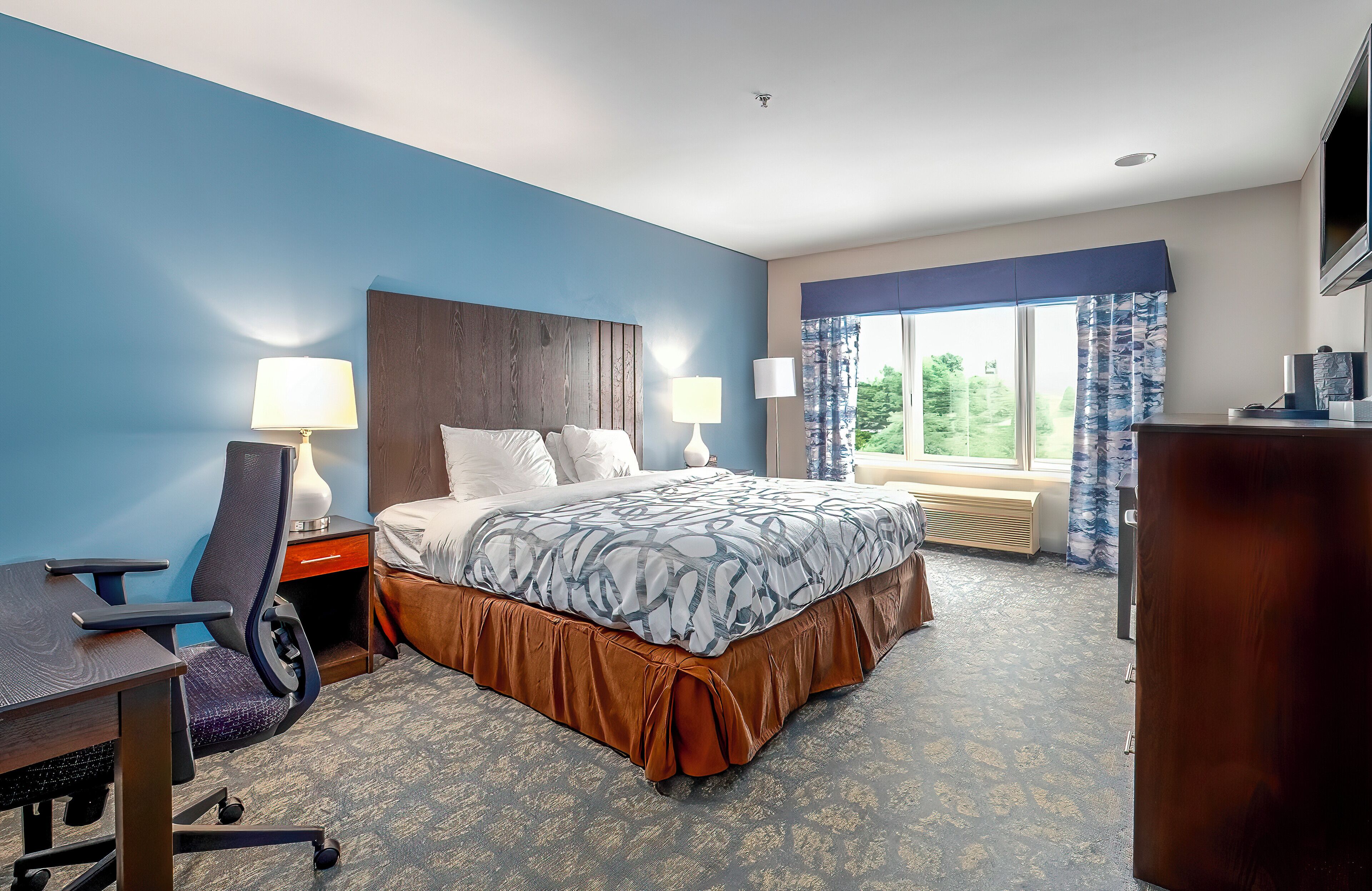 Chambre Simple Deluxe, 1 très grand lit (Deluxe King)