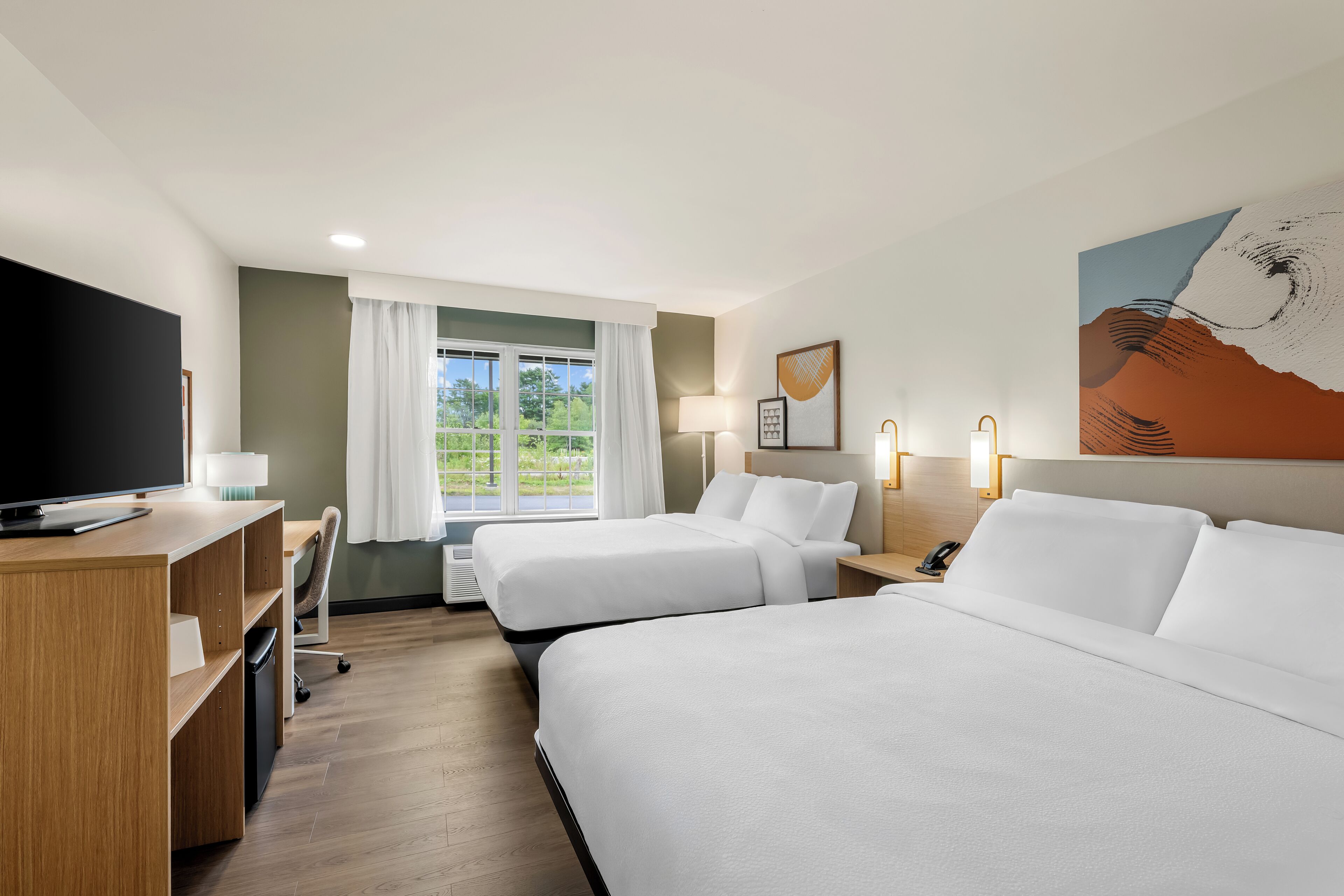 Room, 2 Queen Beds | WiFi (free), alarm clocks, bed sheets