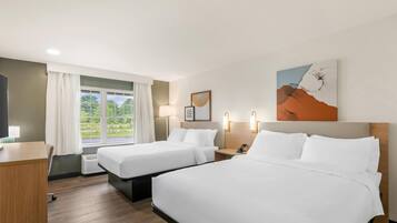 Room, 2 Queen Beds | Free WiFi, alarm clocks, bed sheets