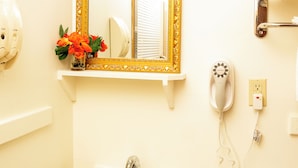 Combined shower/tub, free toiletries, towels - Autoinn Motel (Newcastle)