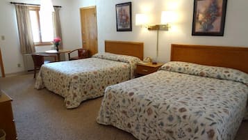 Standard Room, 2 Double Beds | Desk, iron/ironing board, free cribs/infant beds, free rollaway beds