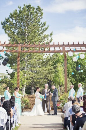 Zona para bodas al aire libre