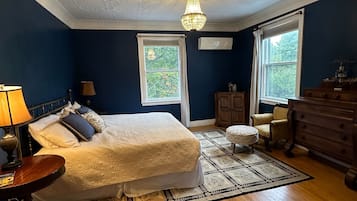 Historic Building, King, Shower | Memory foam beds, blackout drapes, iron/ironing board, free WiFi