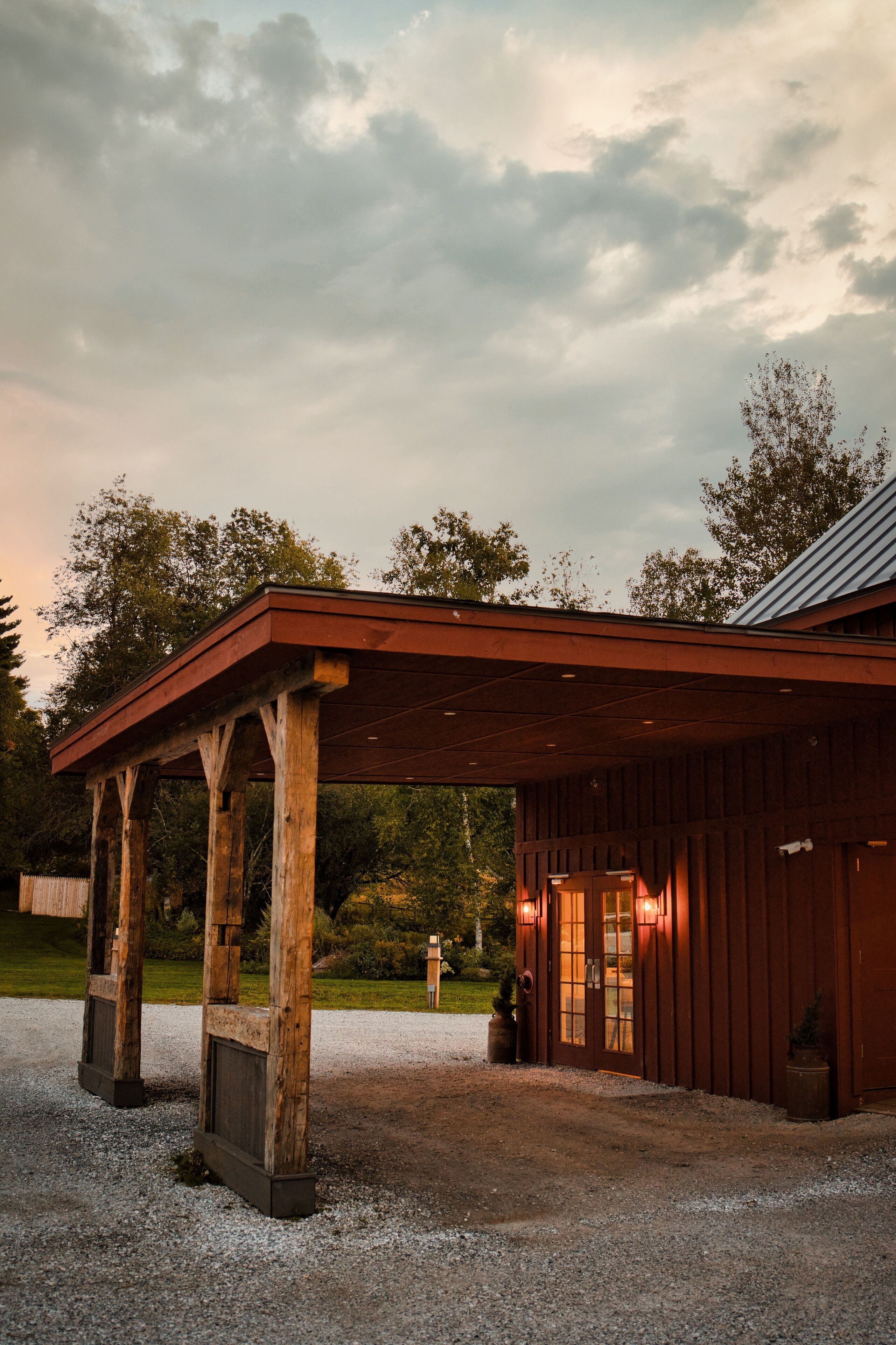 Façade de l’hébergement