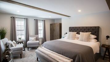 Premium bedding, pillow-top beds, in-room safe, desk