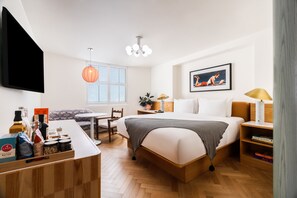 エジプト綿のシーツ、高級寝具、羽毛の掛け布団、ピロートップベッド