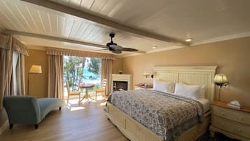 Deluxe Room #1, Ocean View, Fireplace
