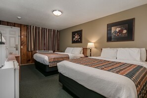 Premium bedding, pillow-top beds, in-room safe, desk