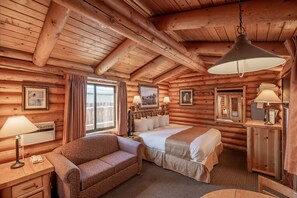 Cabin, 1 King Bed with Sofa bed | Living area | Flat-screen TV