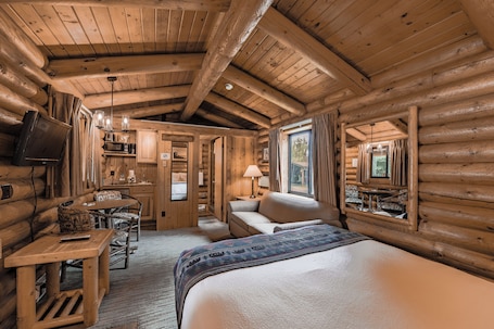 Cabin, 1 King Bed with Sofa bed | In-room safe, iron/ironing board, travel crib, free WiFi. Cowboy Village Resort