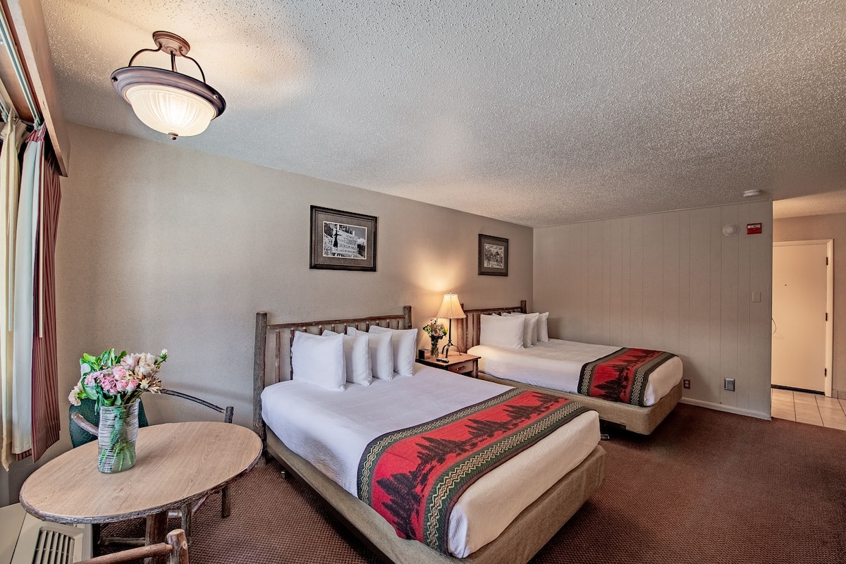 Standard Room, 2 Queen Beds | In-room safe, blackout drapes, iron/ironing board, free WiFi