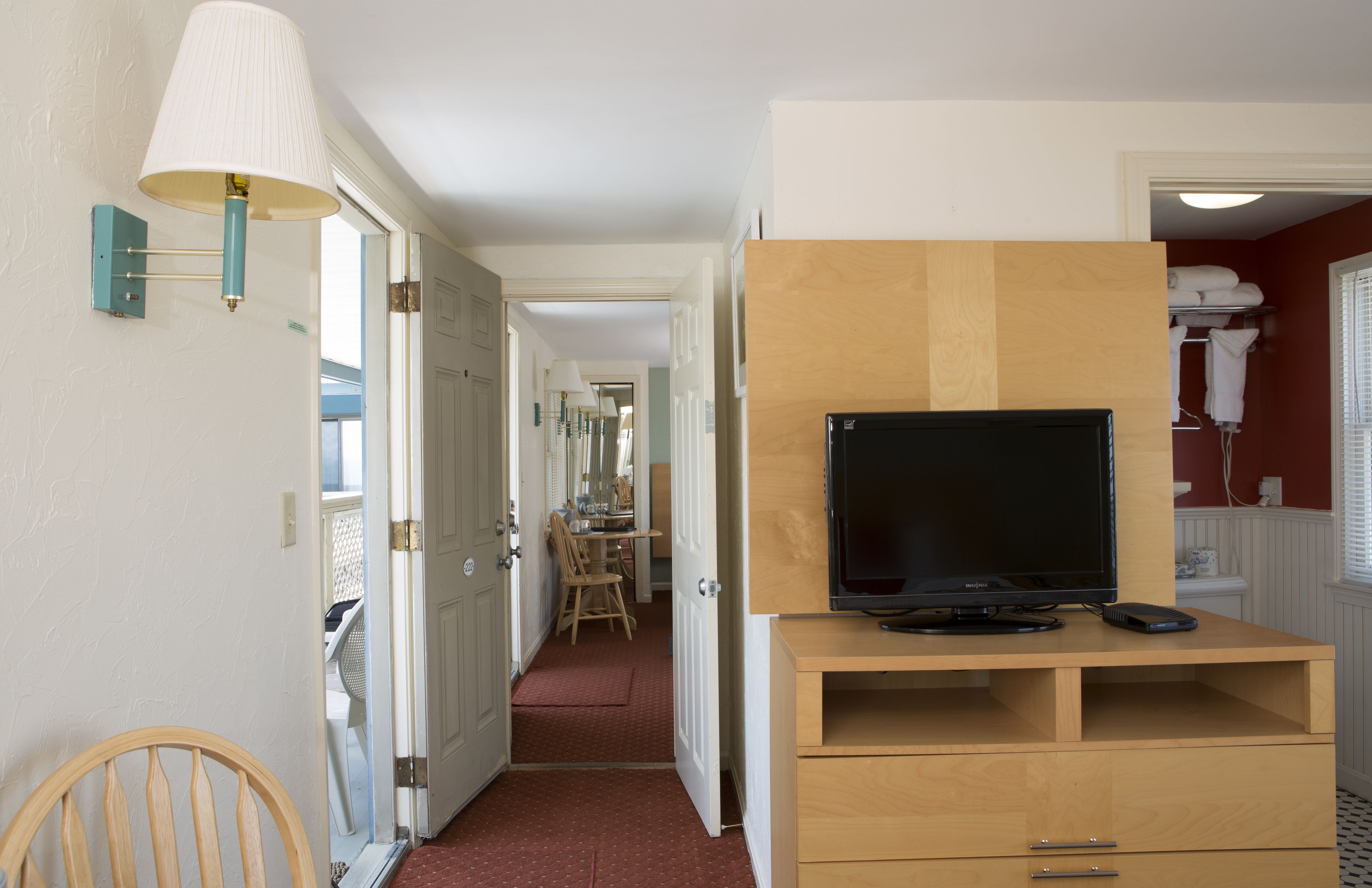 iron/ironing board, free wifi, bed sheets