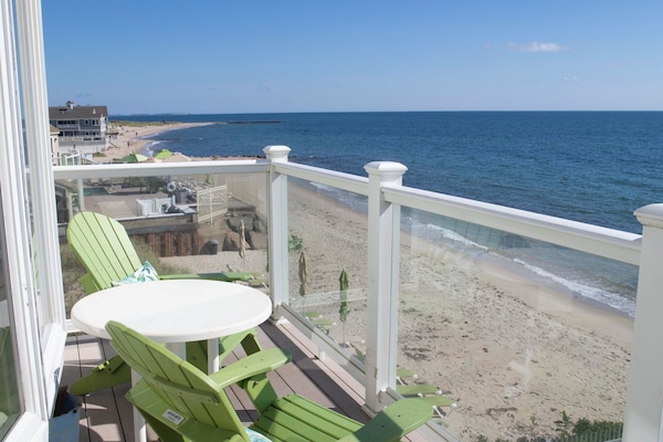Superior Room, 2 Double Beds, Balcony, Ocean View (Superior Ocean Front 2nd Floor) | Terrace/patio