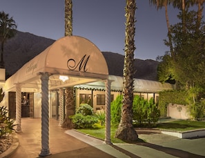 Front of property - evening/night