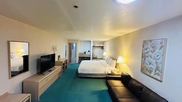 Habitación Deluxe, 1 cama King size, para no fumadores, hidromasaje | 1 habitación, sábanas de algodón egipcio y ropa de cama de alta calidad