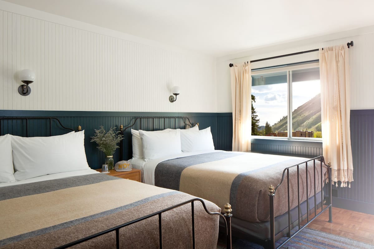 Cadar kapas Mesir, peralatan tempat tidur premium, bar mini