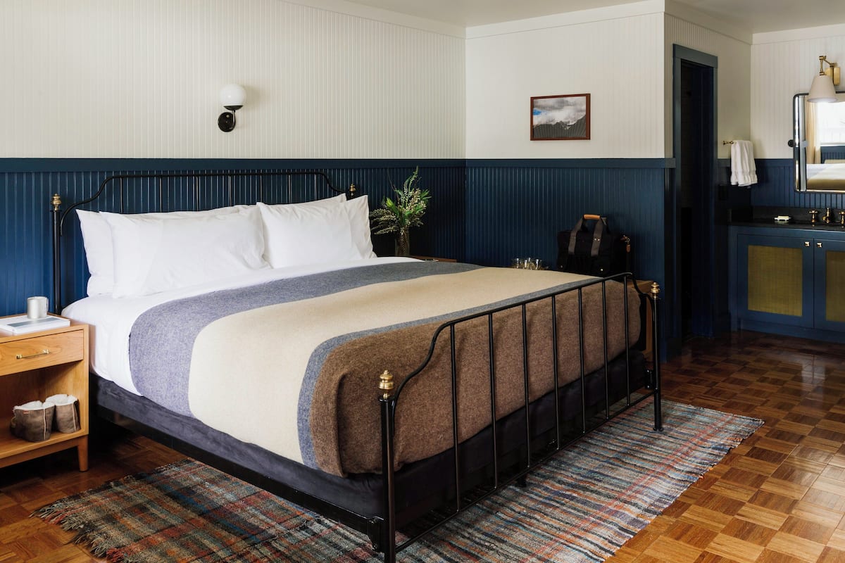 Cadar kapas Mesir, peralatan tempat tidur premium, bar mini