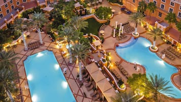 3 outdoor pools