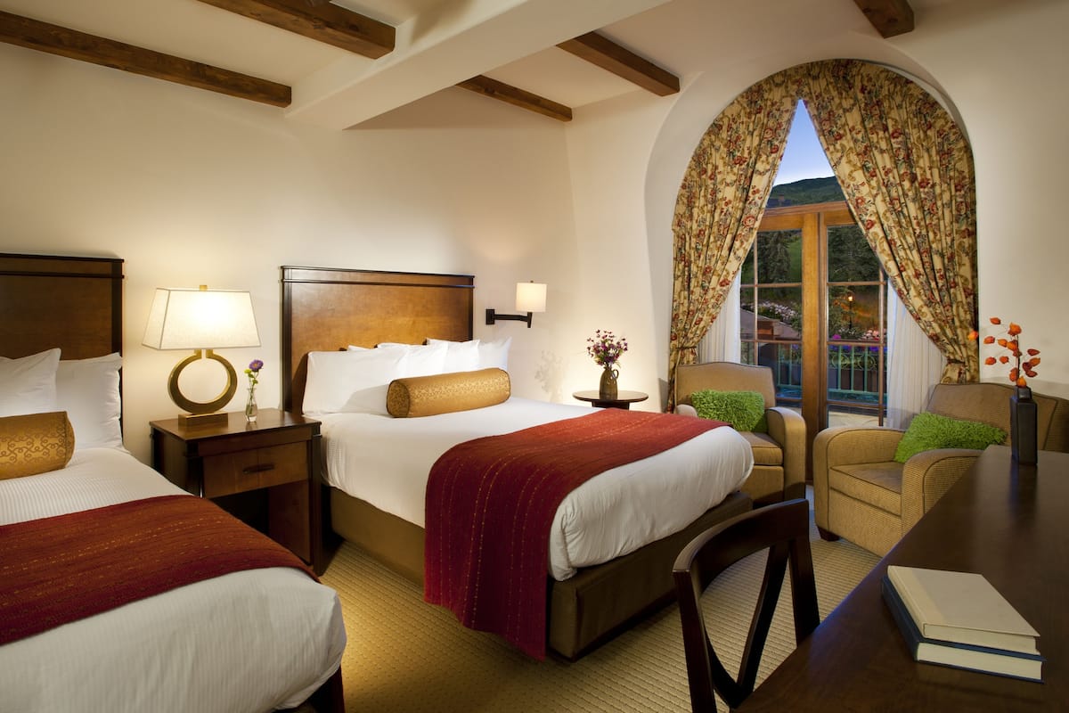 room, 2 double beds (lupine) | premium bedding, down duvets, in-room safe, desk