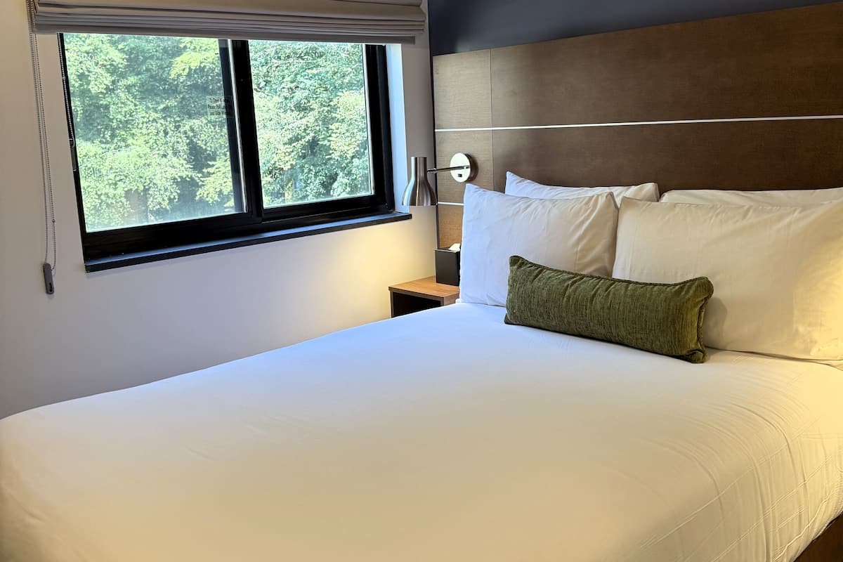 Single Room | Premium bedding, desk, laptop workspace, iron/ironing board