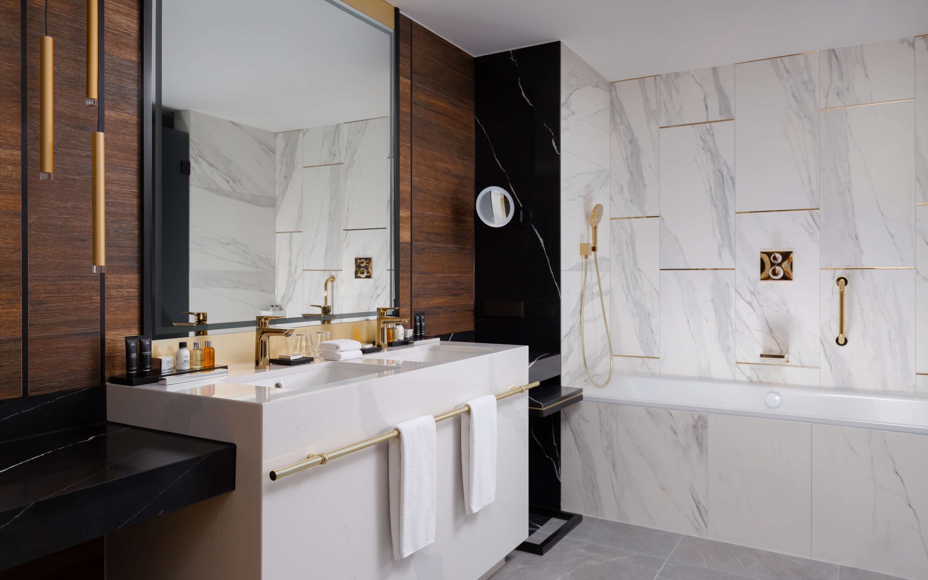 free toiletries, hair dryer, bathrobes, slippers