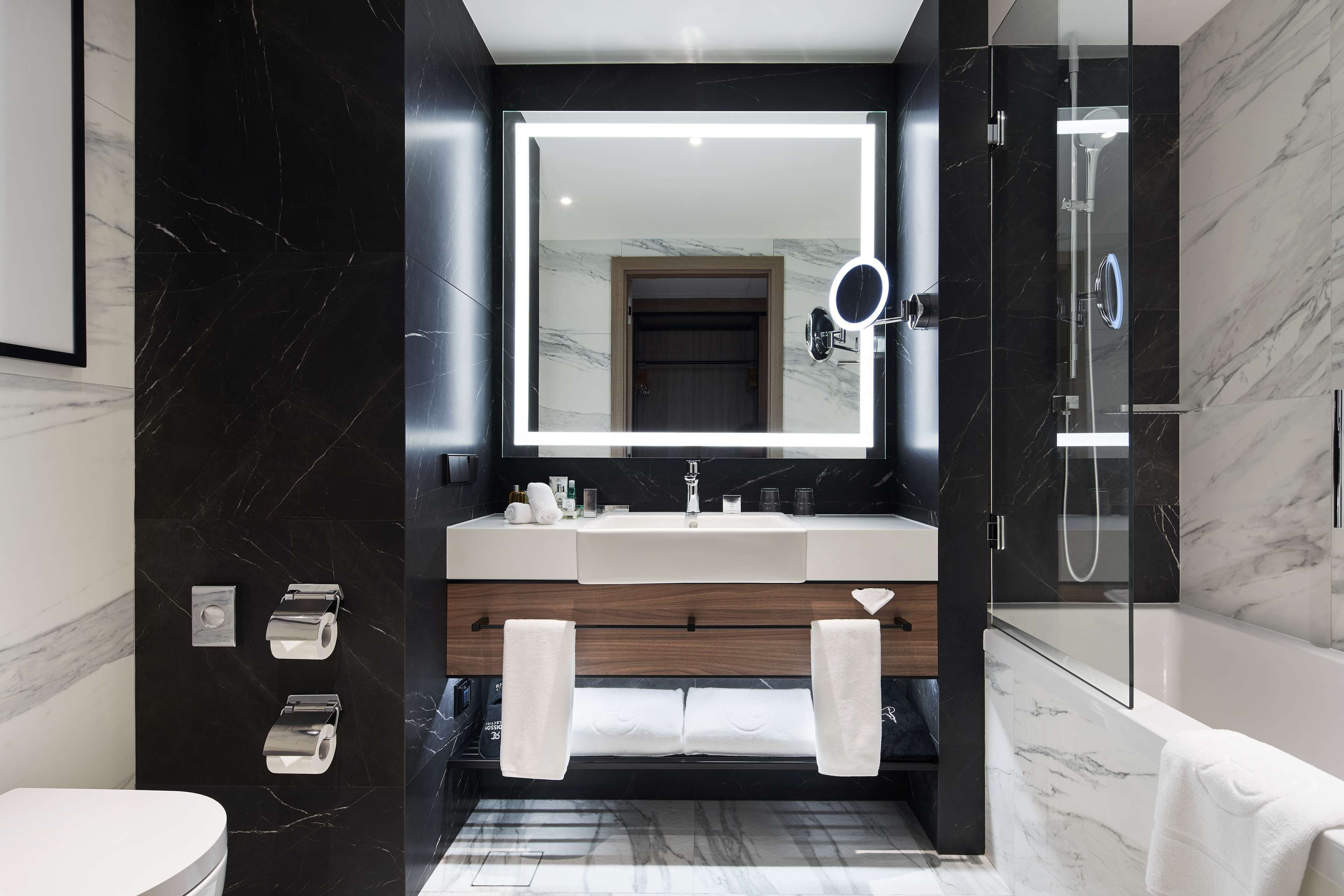 free toiletries, hair dryer, bathrobes, slippers