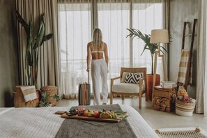 Habitación individual de lujo, 1 cama de matrimonio grande | Ropa de cama de alta calidad y caja fuerte