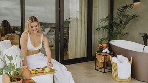 Habitación individual de lujo, 1 cama de matrimonio grande | Ropa de cama de alta calidad y caja fuerte