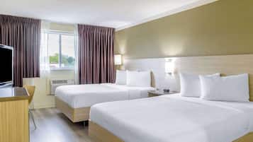 Premium bedding, individually decorated, individually furnished, desk