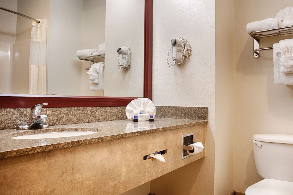 Bathroom | Combined shower/bathtub, deep-soaking bathtub, hydromassage showerhead