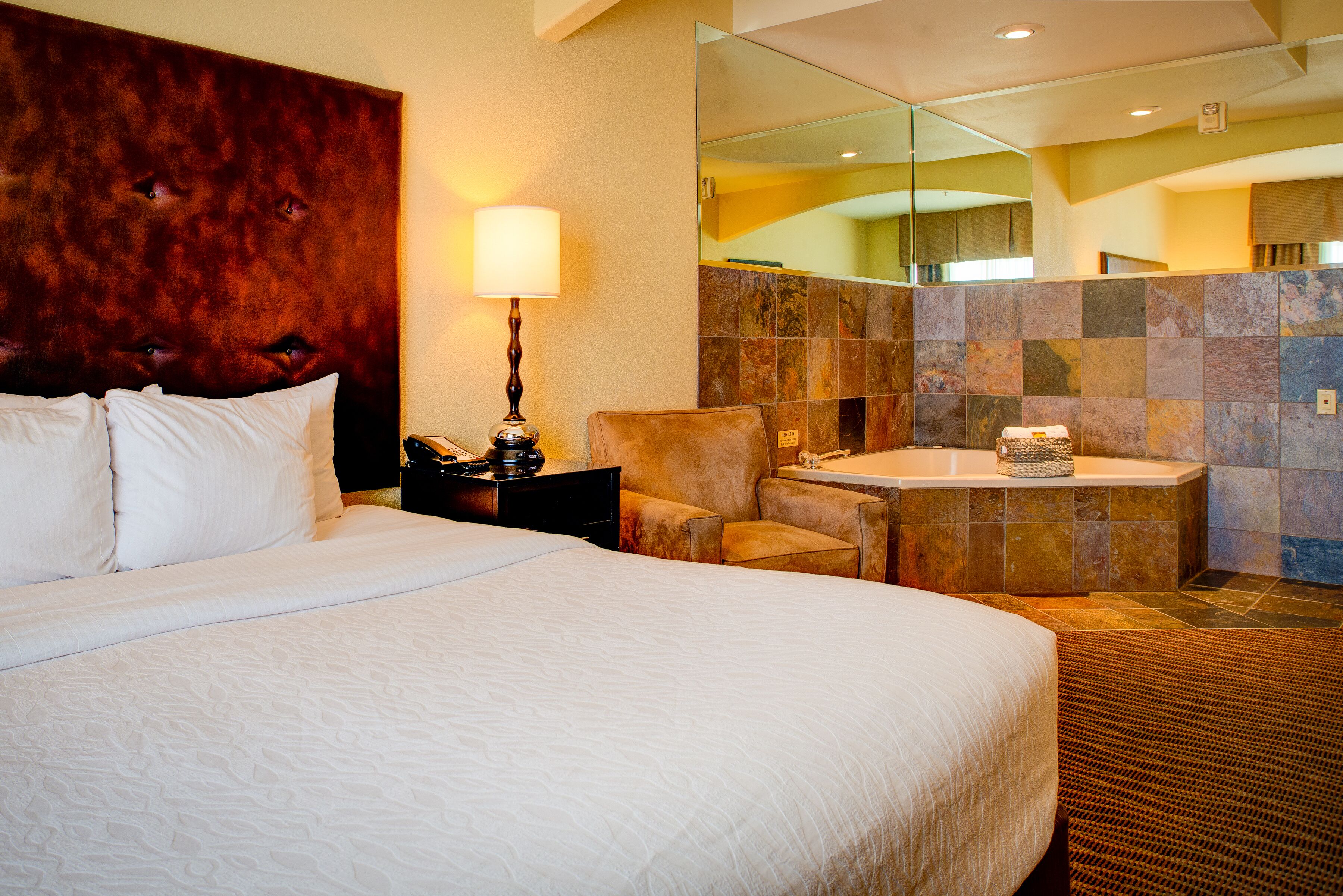 in-room safe, desk, blackout curtains, iron/ironing board