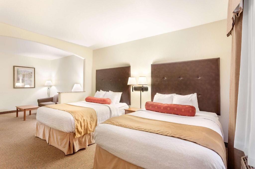 In-room safe, desk, blackout curtains, iron/ironing board