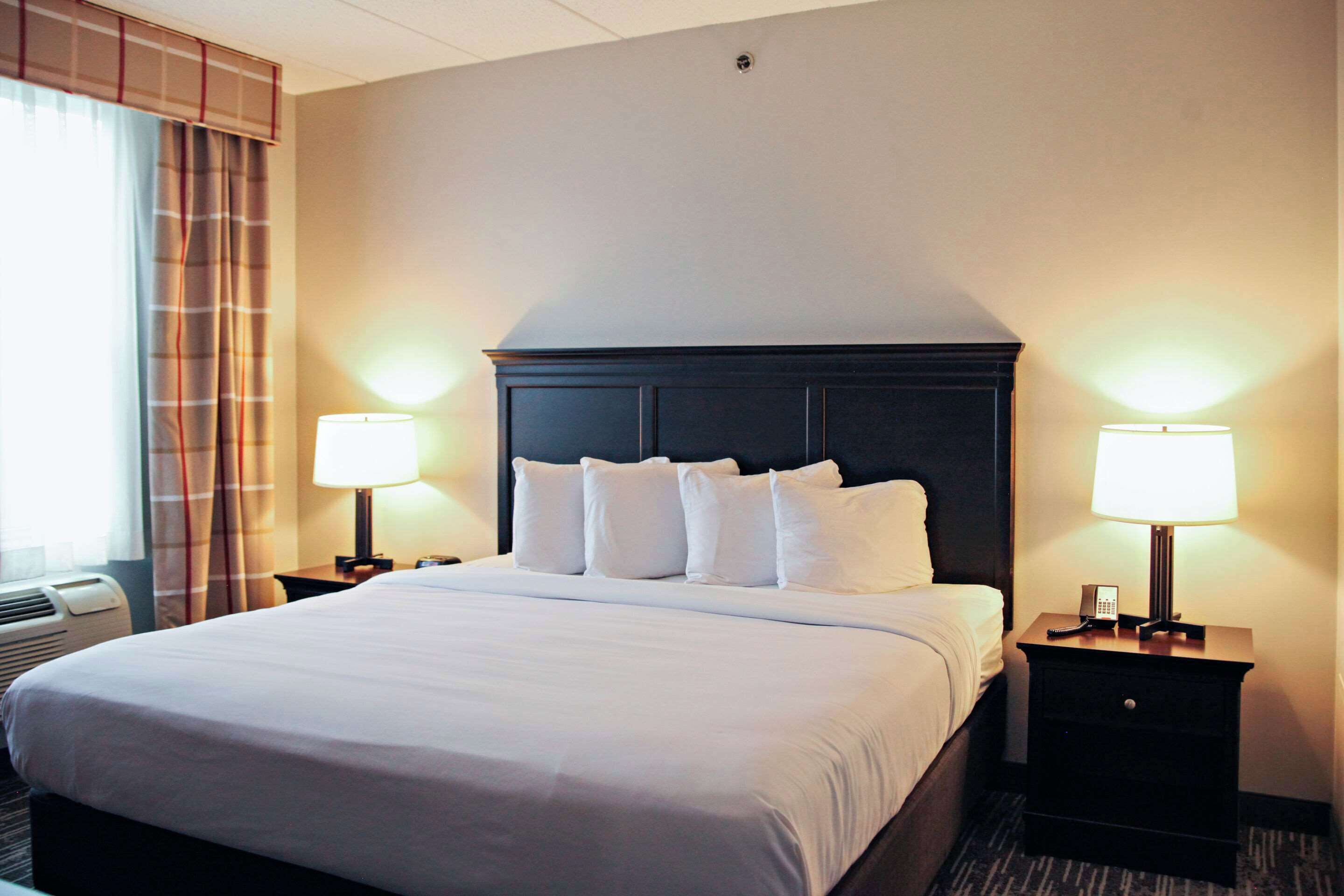 1 bedroom, desk, blackout curtains, iron/ironing board