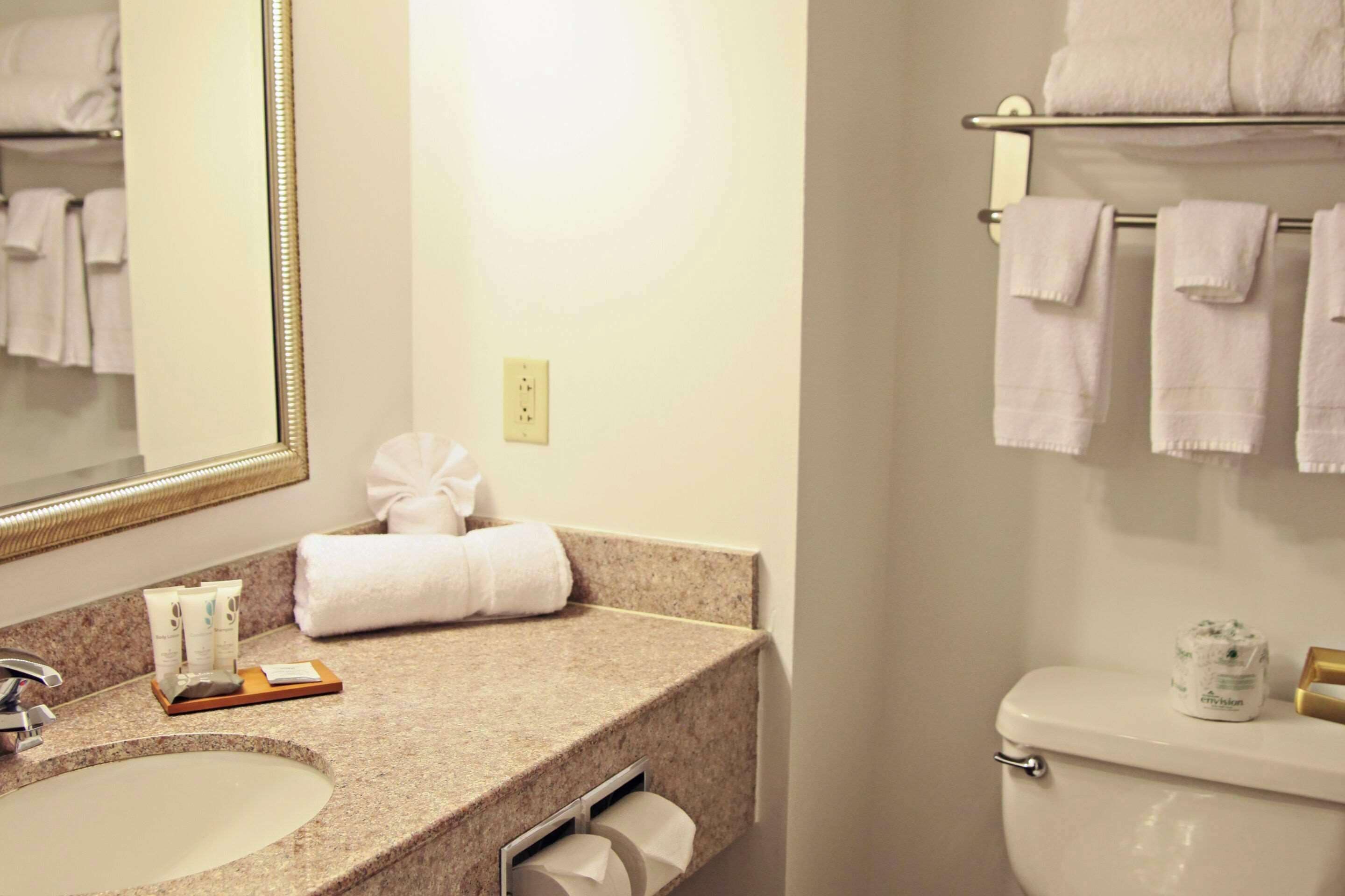 1 bedroom, desk, blackout curtains, iron/ironing board