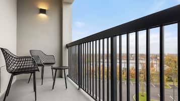 In-room safe, desk, laptop workspace, blackout curtains