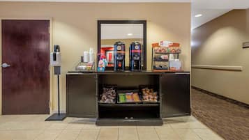 Free daily on-the-go breakfast