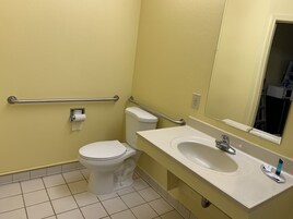 Bañera con ducha, artículos de tocador gratuitos, secador de pelo
