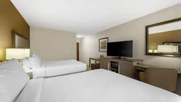 Room, 2 Queen Beds, Accessible, Non Smoking | Egyptian cotton sheets, premium bedding, down comforters