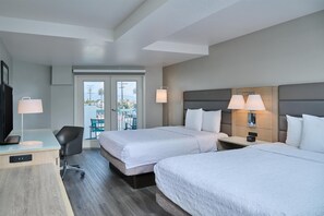 Room, 2 Queen Beds, Balcony | In-room safe, desk, iron/ironing board, free cribs/infant beds - Hampton Inn & Suites Hermosa Beach (Hermosa Beach)