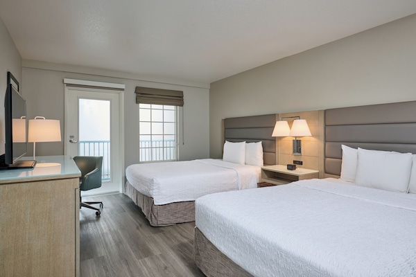 Room, 2 Queen Beds, Accessible, Non Smoking | In-room safe, desk, iron/ironing board, cribs (free)