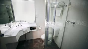 Free toiletries, hair dryer, towels, soap