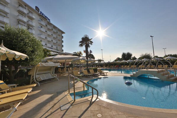 Seasonal outdoor pool