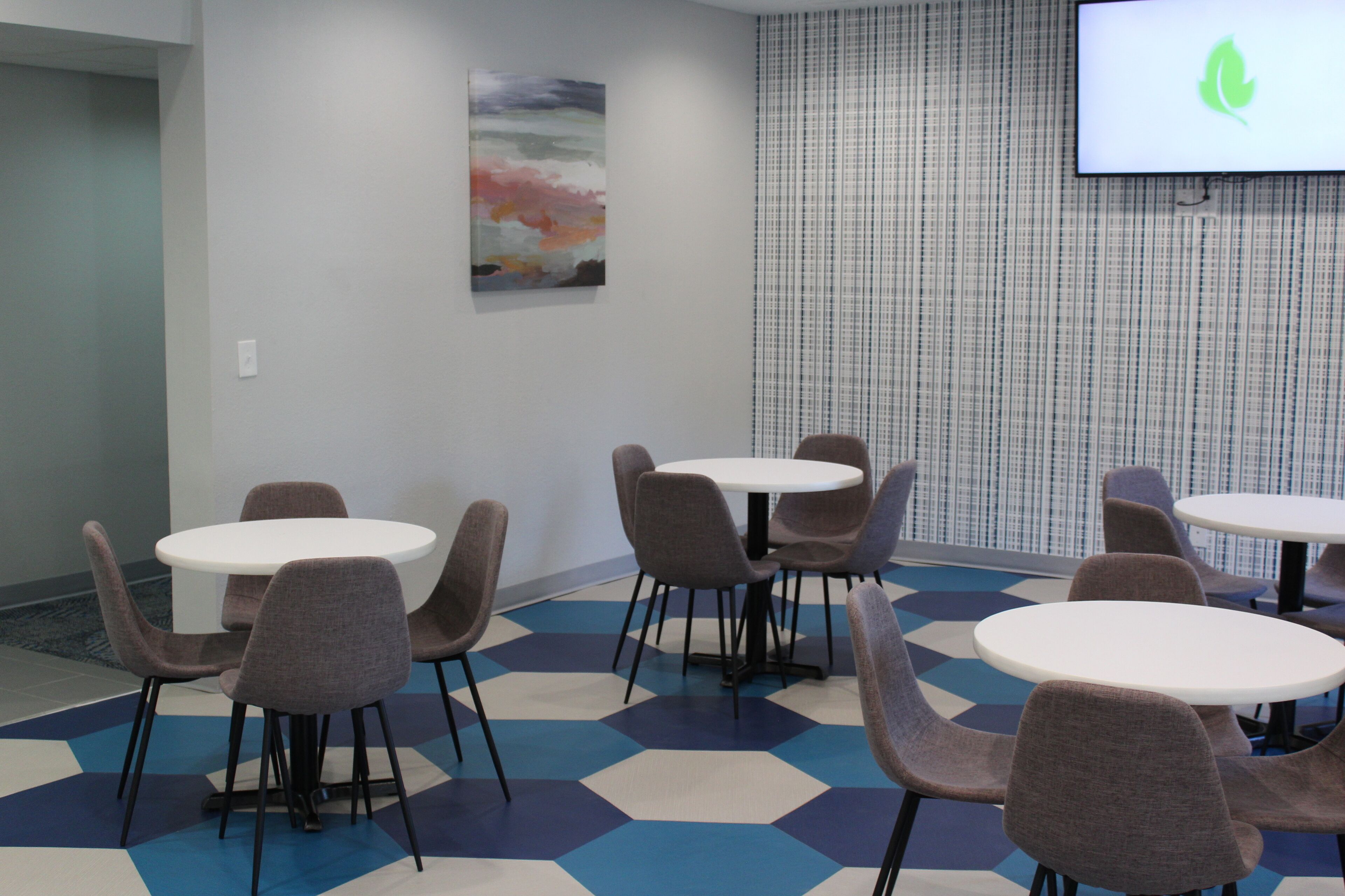 Café da manhã com buffet grátis todos os dias