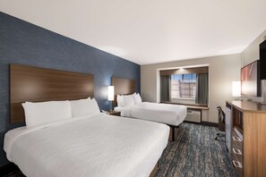 Standard Room, 2 Queen Beds, Non Smoking (Walk-in Shower) | Premium bedding, pillowtop beds, desk, laptop workspace