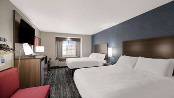 Standard Room, 2 Katil Ratu (Queen), Accessible, Non Smoking (Walk-in Shower) | Peralatan tempat tidur premium, tilam berlapik, meja