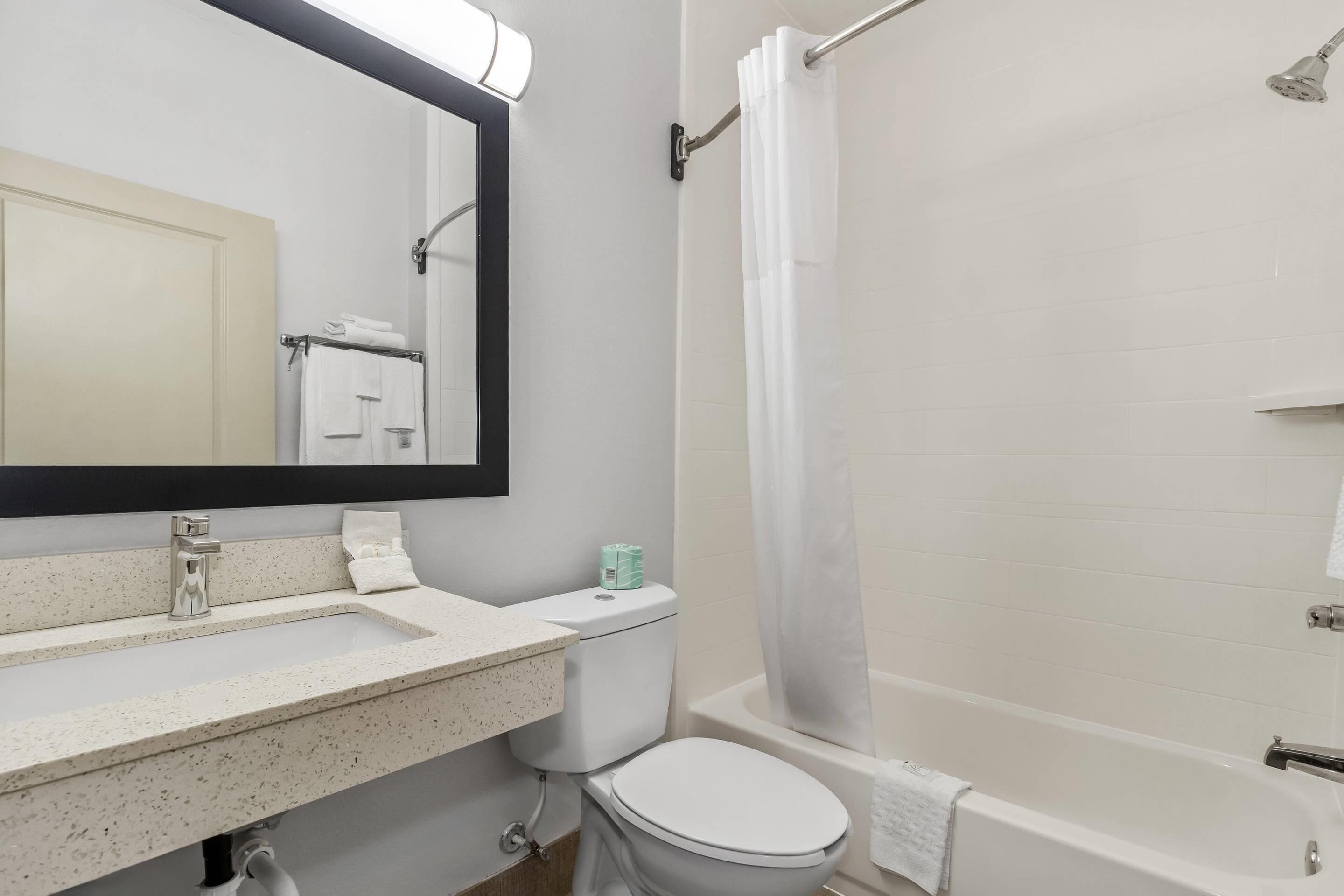 free toiletries, hair dryer, towels, soap