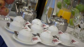 Daily buffet breakfast (EUR 8 per person)