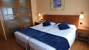Down duvets, minibar, in-room safe, desk